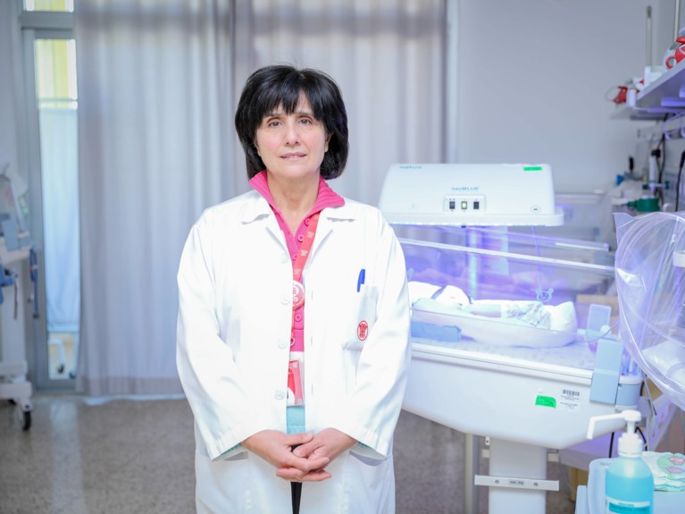 Dr Hiyam Marzouqa, die Chefärtzin.