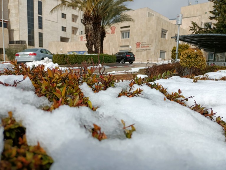 Schnee in Bethlehem