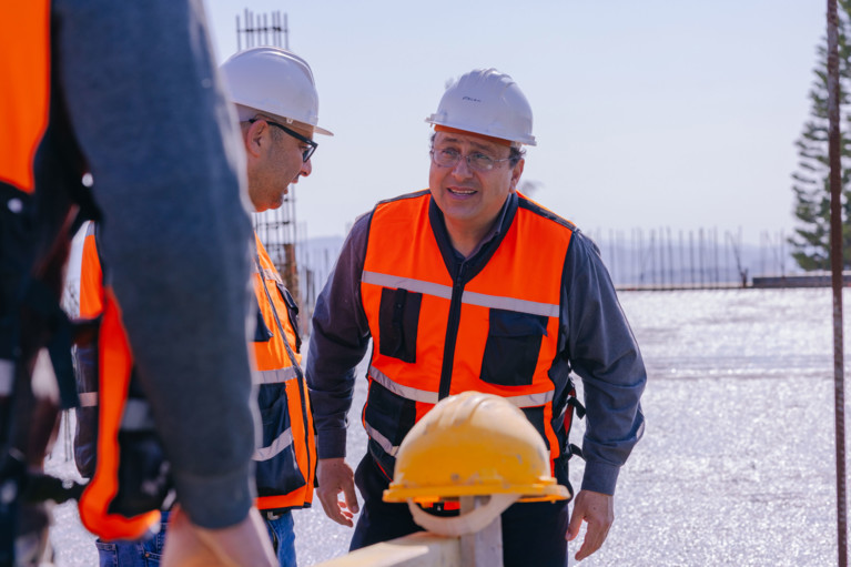 Baufortschritt trotz Krise Baufortschritt trotz Krise