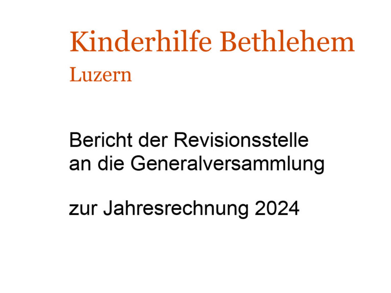 Revisionsbericht 2024