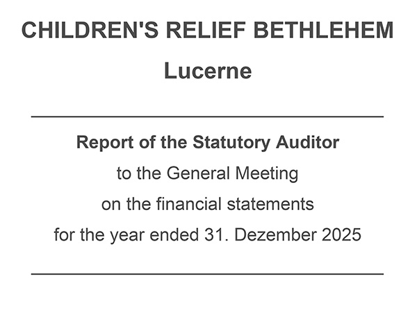 Report of the statutory auditor 2025