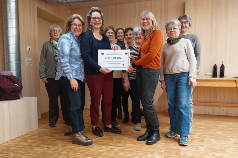 Risultato eccezionale di amici «Adventsaktion Kinderspital Bethlehem»