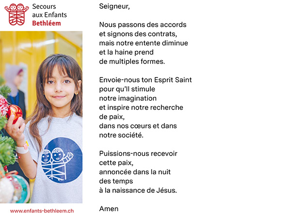 Prière pour la paix PDF